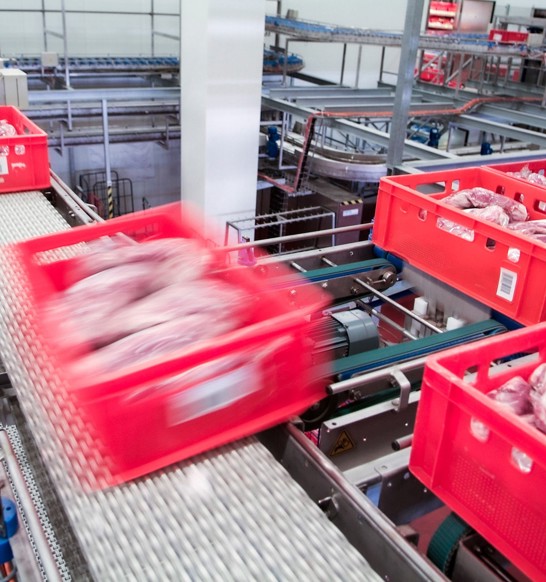 Intralogistics High Speed Transport Conveyor