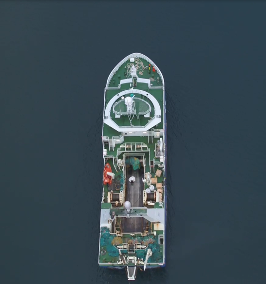 Brim fishing vessel arrives in harbor