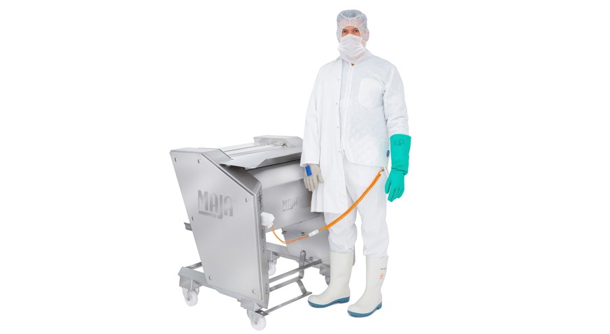 MAJA-OPS operator protection system for open top skinning