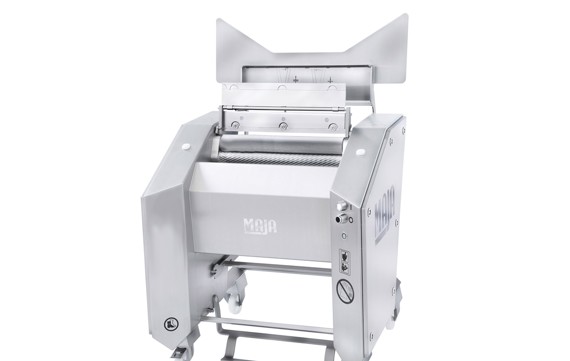 MAJA EVM 5006 manuelle Entvliesmaschine in Reinigungsstellung