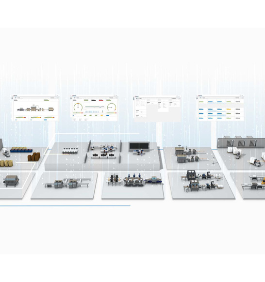 Connectivity in a food processing factory